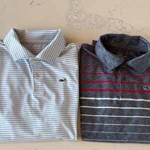 Vineyard Vines Boys Performance Printed Polo Size Kids Large 16